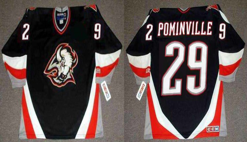 2019 Men Buffalo Sabres #29 Pominville black CCM NHL jerseys->buffalo sabres->NHL Jersey